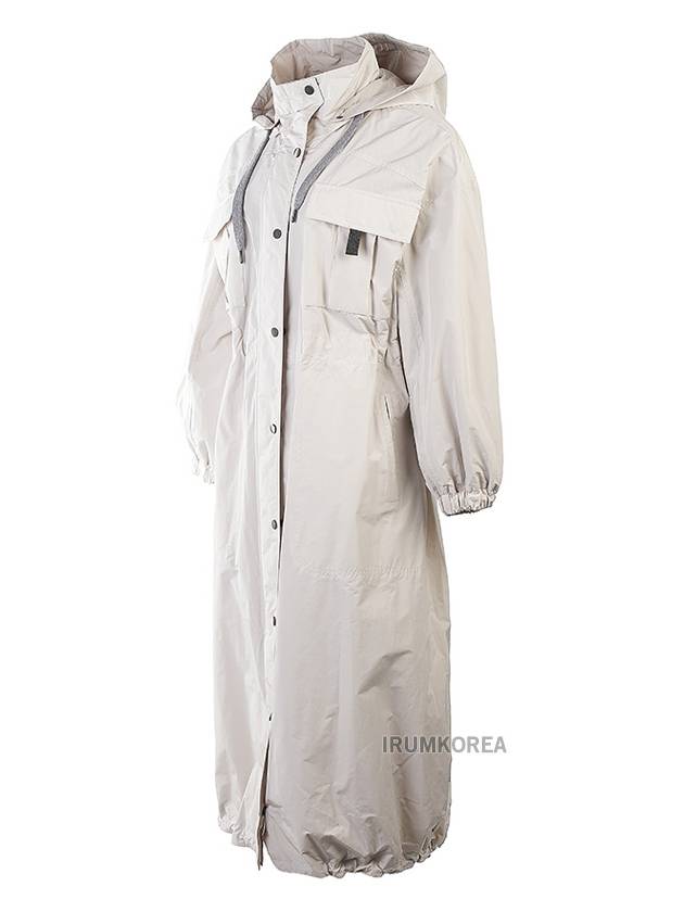 WoMen's Long Jacket White - BRUNELLO CUCINELLI - BALAAN 3