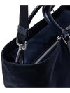 Large Re-Nylon and Leather Tote Navy - PRADA - BALAAN 10