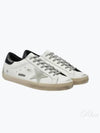 Women's Black Heel Tab Superstar Low Top Sneakers White Black - GOLDEN GOOSE - BALAAN 2