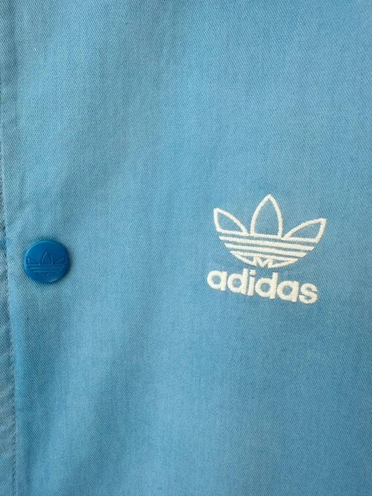 Oversized Shirt Jacket HK7512 Blue MENS - ADIDAS - BALAAN 2