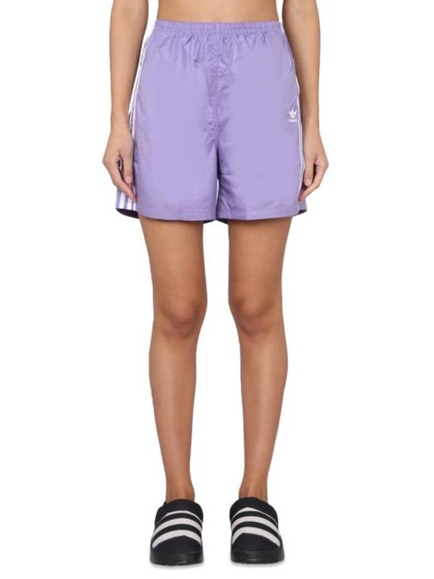 Originals 3 Stripe Shorts Purple - ADIDAS - BALAAN 1