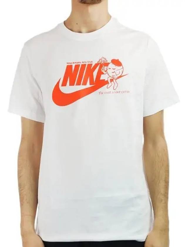 Sportswear Art Is Sport Short Sleeve T-Shirt White - NIKE - BALAAN 2