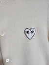 M Ivory White Women s Cardigan AZ N065 - COMME DES GARCONS - BALAAN 6