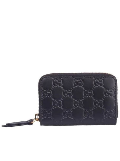 Signature Zipper Card Wallet Black - GUCCI - BALAAN 2