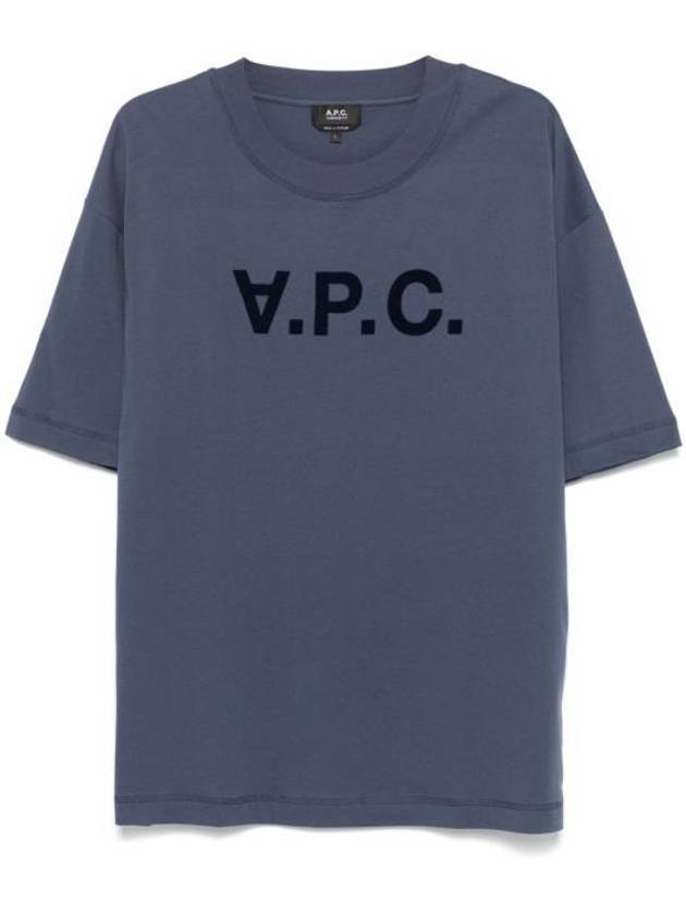 Grand VPC Oversized Fit Short Sleeve T-Shirt Blue - A.P.C. - BALAAN 1