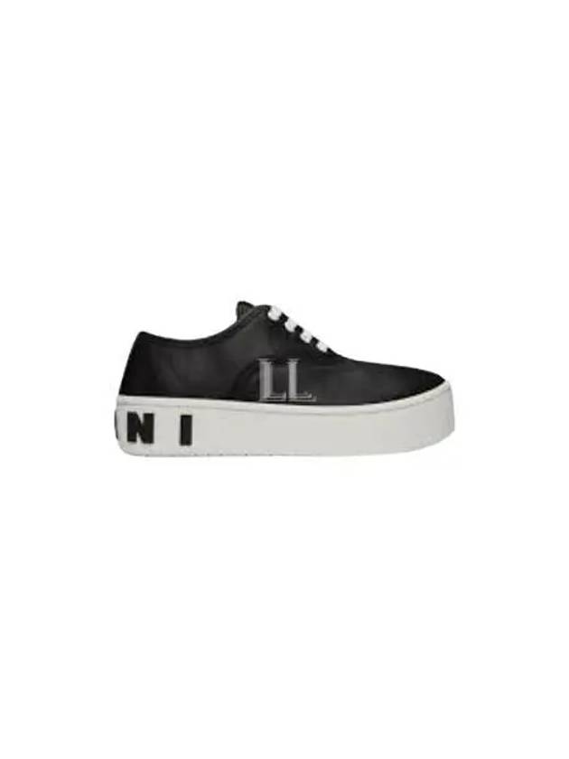 Maxi Logo Low Top Sneakers Black - MARNI - BALAAN 2