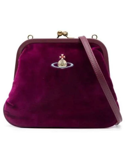 Velvet Shoulder Bag Purple - VIVIENNE WESTWOOD - BALAAN 2