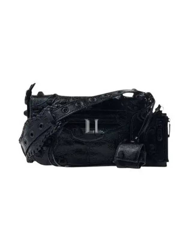 Le Cagole XS Lambskin Flap Cross Bag Black - BALENCIAGA - BALAAN 2