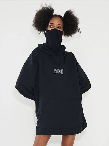 Mask Hoodie Long Sleeve (Black) - AOX - BALAAN 1