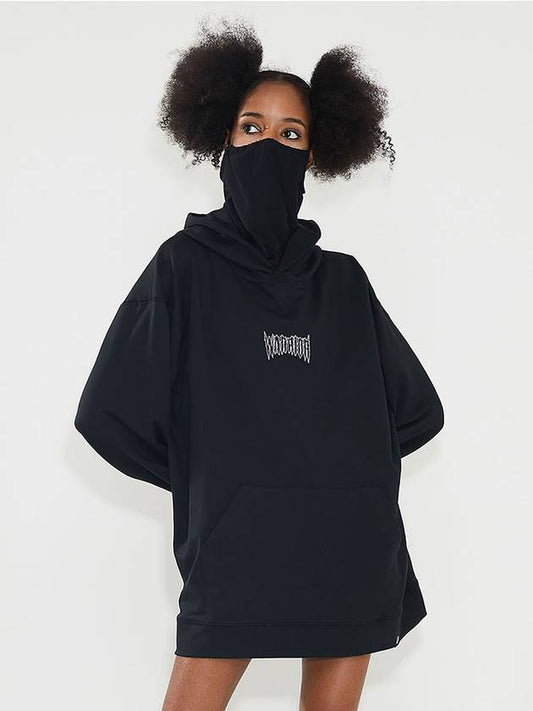 Mask Hoodie Long sleeve Balck - AOX - BALAAN 1