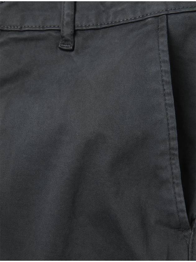 Made In Italy Charcoal Slim Fit Cotton Pants F ACPT64 - PANICALE - BALAAN 3