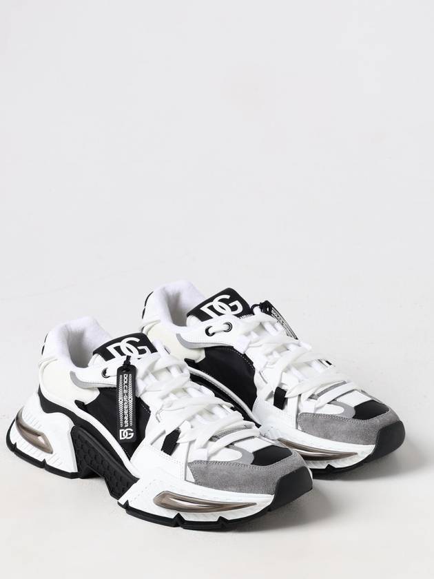 Airmaster Low Top Sneakers Black White - DOLCE&GABBANA - BALAAN 3