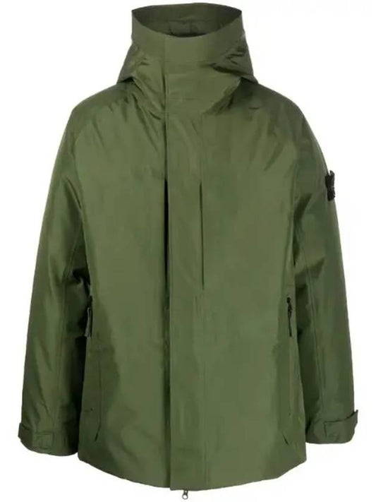 Gore-Tex Recycled Polyester Down Padding Green - STONE ISLAND - BALAAN.