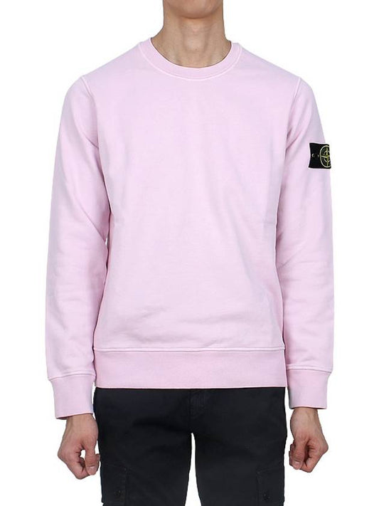 Wappen Patch Garment Dyed Sweatshirt Pink - STONE ISLAND - BALAAN 2