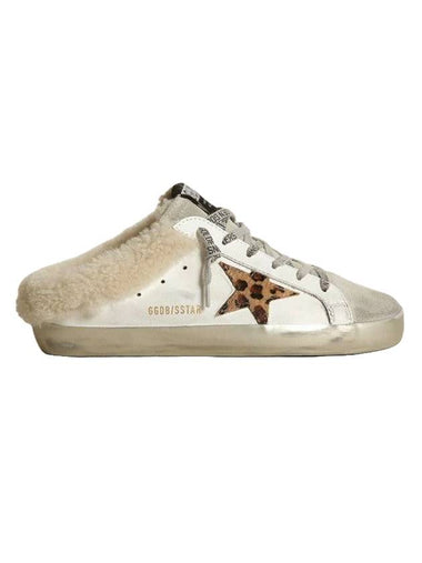 Superstar Sabo Sneakers White Ice Beige Leopard - GOLDEN GOOSE - BALAAN 1