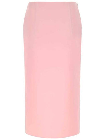 double satin H-line skirt pink - PRADA - BALAAN 2