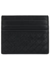 Intrecciato Classic Card Wallet Black - BOTTEGA VENETA - BALAAN 2