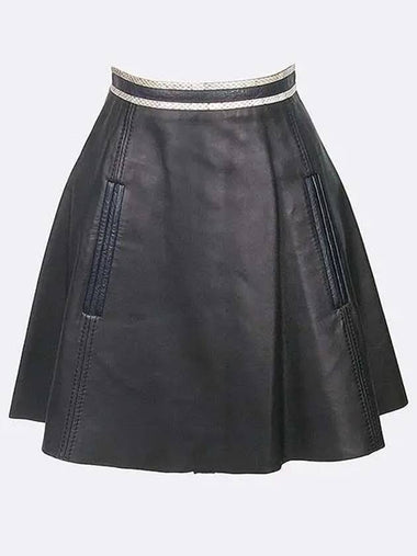 Smith Market Acne Lambskin Skirt Women s Clothing - ACNE STUDIOS - BALAAN 1