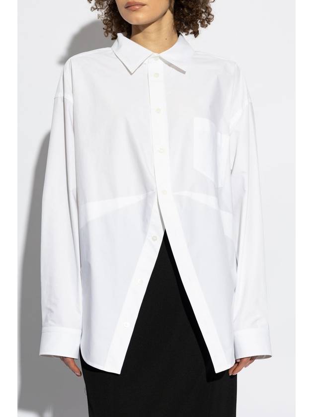 Balenciaga Shirt With Pocket, Women's, White - BALENCIAGA - BALAAN 3