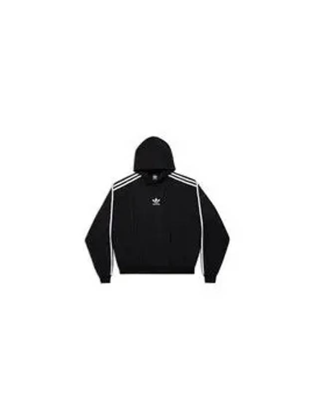 Large Fit Cotton Hoodie Black - BALENCIAGA - BALAAN 6