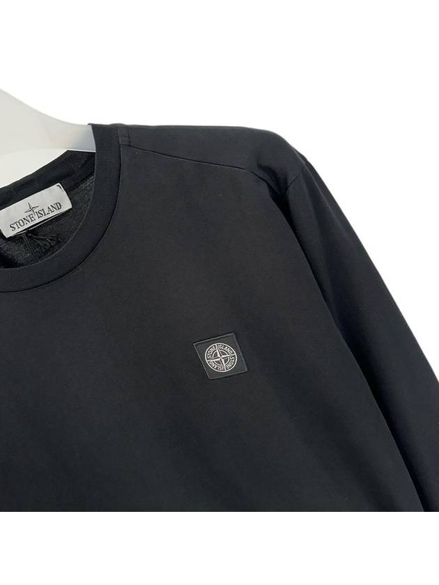 Stone Island Compass Logo Black Long Sleeve TShirt 791522713 - STONE ISLAND - BALAAN 3