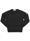 Kids Wappen Patch Basic Sweatshirt Black - STONE ISLAND - BALAAN 2