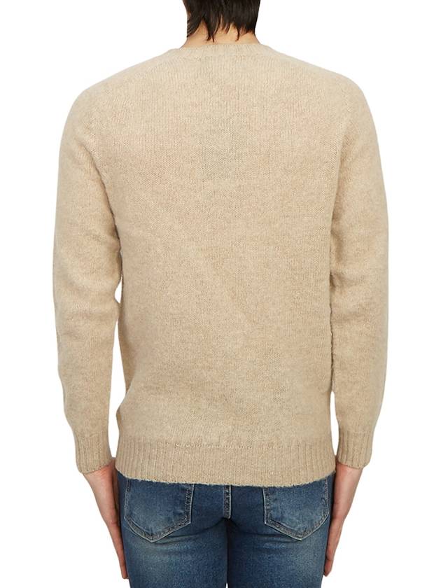 Shaggy Dog Men's Knit M3834 7 OATMILK - HARLEY OF SCOTLAND - BALAAN 3