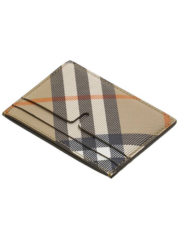 Check Card Case Wallet Beige - BURBERRY - BALAAN 5