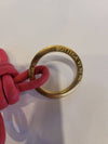 Gold Triangle Knot Key Holder Cranberry - BOTTEGA VENETA - BALAAN.