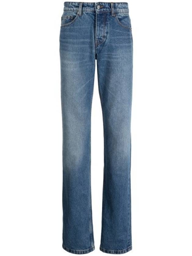 classic fit denim jeans blue - AMI - BALAAN 4