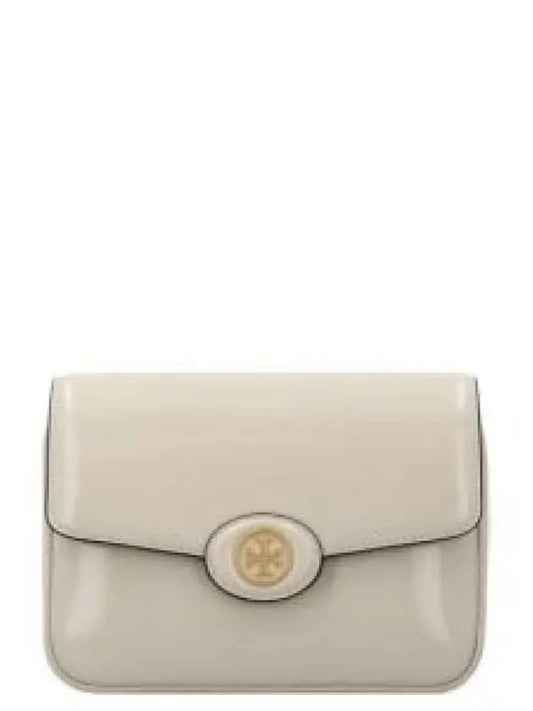 Robinson Spazzolato Convertible Logo Shoulder Bag White - TORY BURCH - BALAAN 2