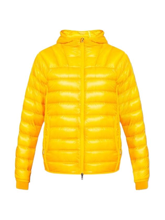 Taito Nylon Hooded Short Padding Yellow - MONCLER - BALAAN 1