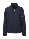 Ruinette Logo Patch Nylon Zip Up Jacket Navy - MONCLER - BALAAN 2