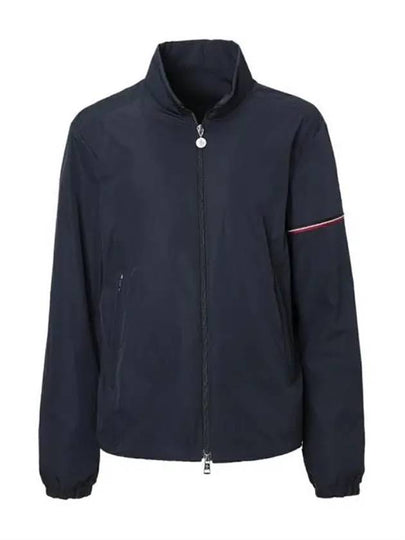 Ruinette Logo Patch Nylon Zip Up Jacket Navy - MONCLER - BALAAN 2