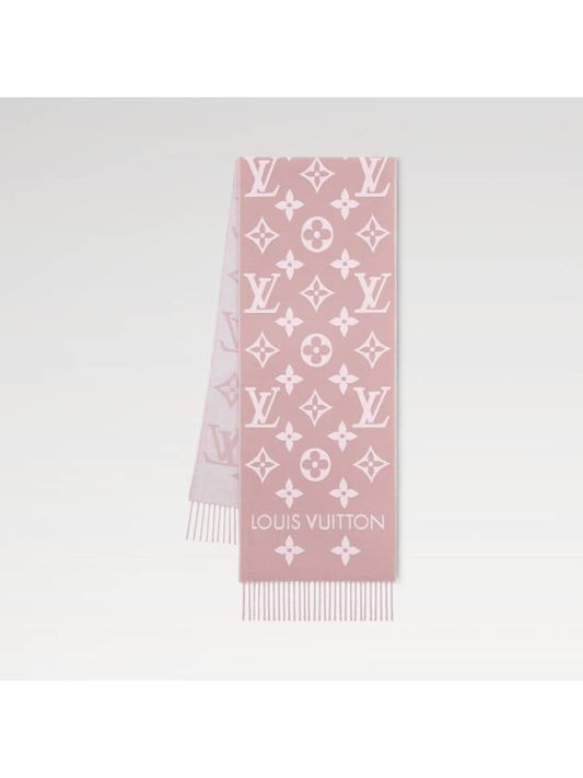 LV Essential Wool Scarf Beige Rose - LOUIS VUITTON - BALAAN 2