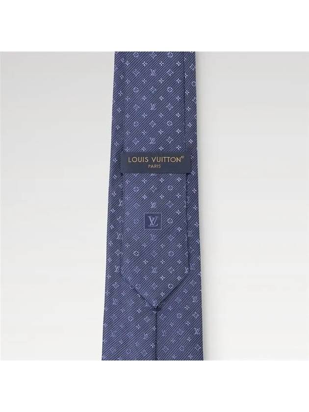 Monogram Classic Tie Blue - LOUIS VUITTON - BALAAN 5