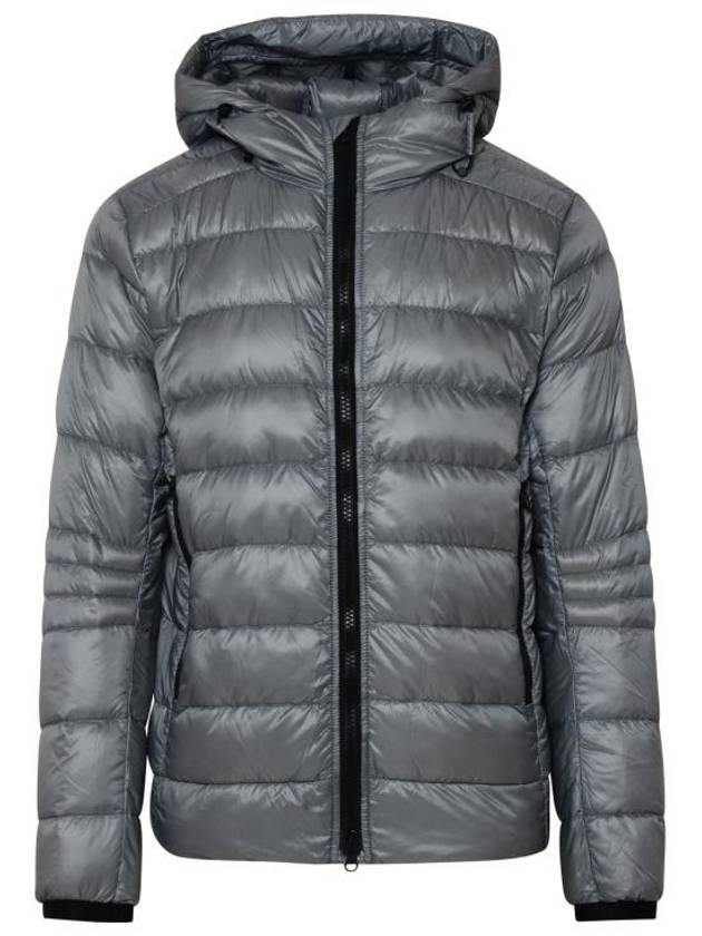 Crofton Hooded Label Padding Grey - CANADA GOOSE - BALAAN 2