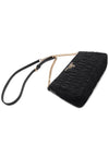 Pocono Gaufre Chain Shoulder Bag Black Gold - PRADA - BALAAN 6