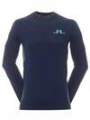 Golf Gus Crew Neck Knit Top Estate Blue - J.LINDEBERG - BALAAN 2