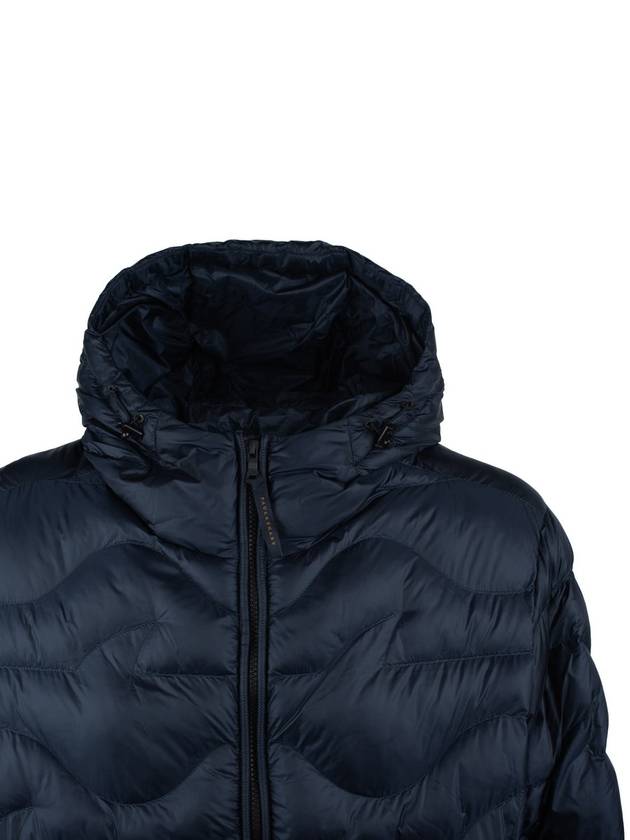 Paul & Shark Blue Nylon Down Jacket Monogram - PAUL & SHARK - BALAAN 3