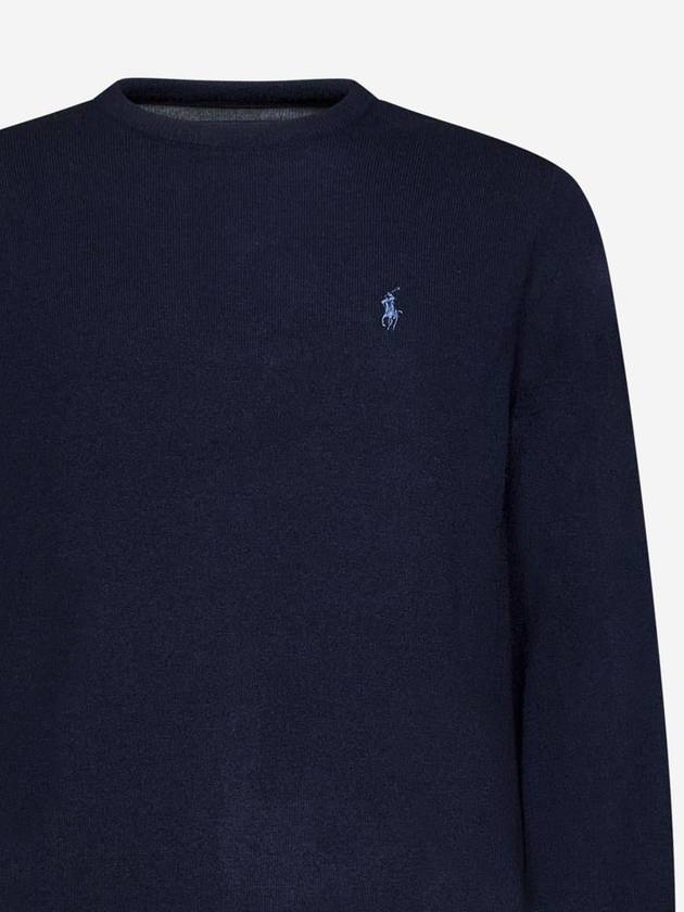 Logo Basic Pullover Knit Top Navy - POLO RALPH LAUREN - BALAAN 4