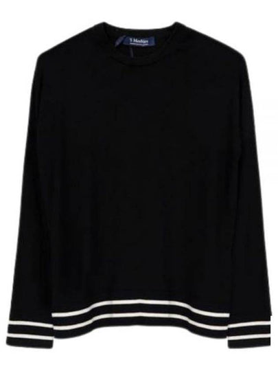 West Wool Knit Top Black - MAX MARA - BALAAN 2