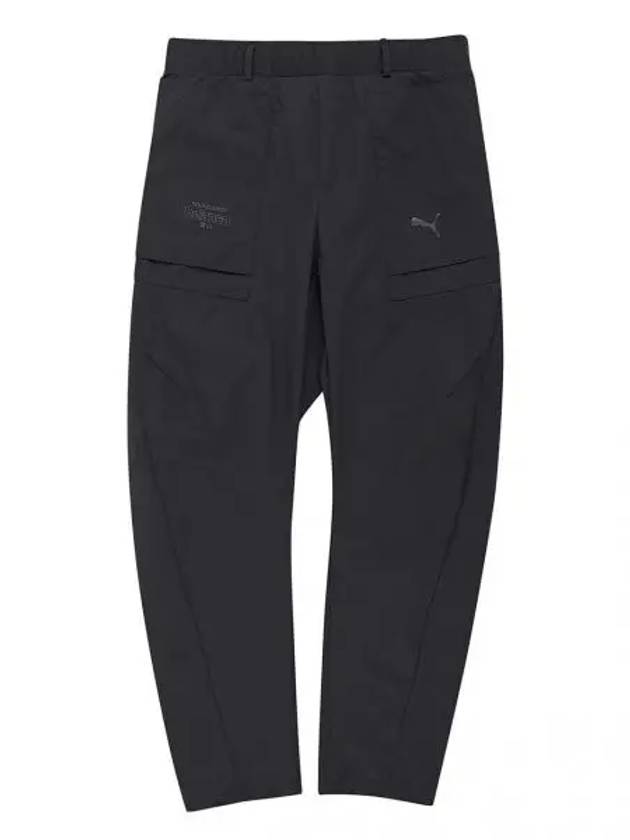 Logo Track Pants Black - PUMA - BALAAN 1