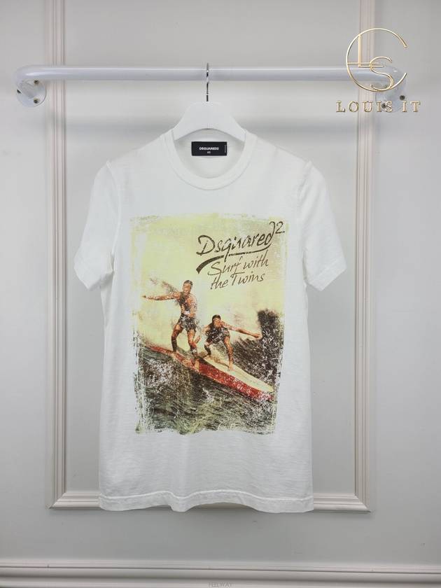 men s short sleeve t shirt - DSQUARED2 - BALAAN 1