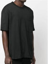 Pocket Back Logo Patch Cotton Short Sleeve T-Shirt Black - TEN C - BALAAN 9