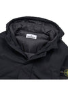 Techno Fabric Hooded Jacket Black - STONE ISLAND - BALAAN 9