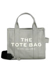 Logo Canvas Small Tote Bag Grey - MARC JACOBS - BALAAN 2