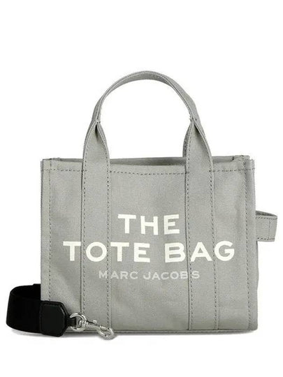 Logo Small Canvas Tote Bag Grey - MARC JACOBS - BALAAN 2