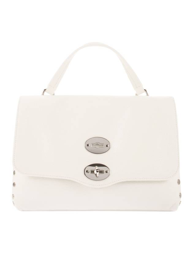 Women's Baby Daily Postina Leather Mini Tote Bag White - ZANELLATO - BALAAN 1