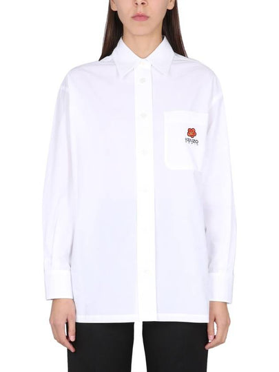 Shirt FD52CH0919LH 01 WHITE - KENZO - BALAAN 2